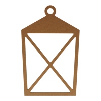 Silhouette MDF 25 cm | Lanterna