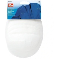 Almofadas de ombro sem forro montadas em manga 14 x 21 x 1 cm branco - Prym - 2 unid.