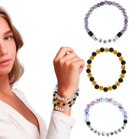 Pulseira de Halloween sortidas - 3 unidades