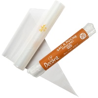 Saco de confeitar descartável de 21 cm para escrever - 20 unidades