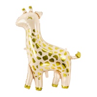 Balão silhueta XL de Girafa de 80 x 102 cm - PartyDeco