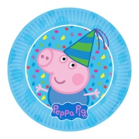 Chapas Peppa Pig George 18 cm - 8 pcs.