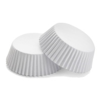 Cápsulas para cupcakes brancas 6,5 cm - Pastkolor - 24 unidades