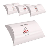 Caixa de oferta Love Pets 22,9 x 16,5 x 7 cm - 4 unidades