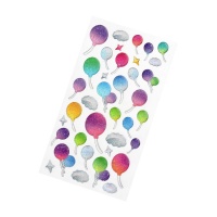 Autocolantes 3D balão - 37 peças