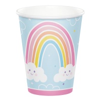 Copos Rainbow Cloud 250 ml - 8 unid.