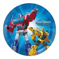 Pratos Transformers 18 cm - 8 unid.