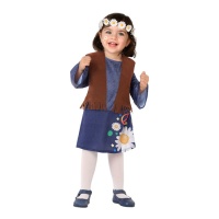 Fato hippie para bebé menina