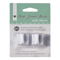 Lâminas de substituição para guilhotina de papel Trimmer - Artis decor - 2 unidades