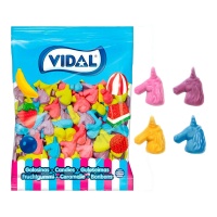 Unicórnios de gomas coloridas - Vidal - 1 kg