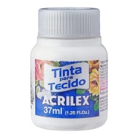 Tinta mate incolor para têxteis - Diluente 37 ml - Acrilex