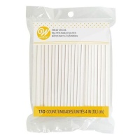 Palitos para pirulitos de 10 cm - Wilton - 150 unidades