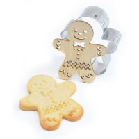 Cortador de massa de pão de especiarias com gofrador 7,3 x 8,5 cm - Scrapcooking