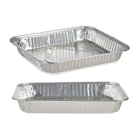 Recipiente descartável retangular 33,5 x 26 x 5,5 cm - 3 unidades