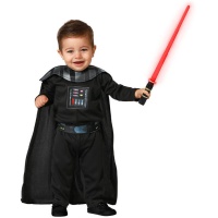 Fantasia de vilão galáctico preto para bebê