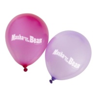 Balões de Látex Masha e o Urso - 12 unid.