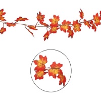 Garland de folhas de laranja - 2 m