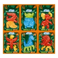 Animais da selva em gelatina - Jungle Jelly Vidal - 6 unidades