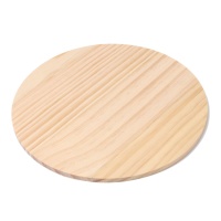 Disco de madeira 18 x 0,5 cm - 1 unidade