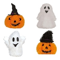 Figura de borracha de Halloween com luz - 1 unid.