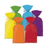 Sacos para doces de plástico coloridos - 30 unidades
