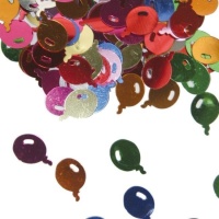 Confetes de balões de cor metálica de 14 gr.