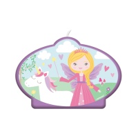 Vela princesa 10 x 7 cm