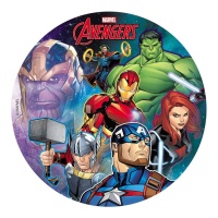 Papel de açúcar Avengers de 20 cm