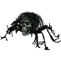 Caveira aranha de 38 cm