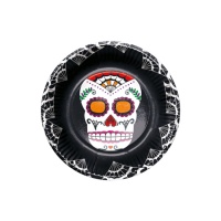 Pratos do Dia dos Mortos de 22,5 cm - 6 unidades