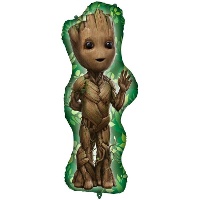 Balão de Baby Groot de 1,00 x 0,46 m
