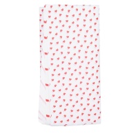 Papel vegetal com corações 40 x 40 cm - 12 unidades