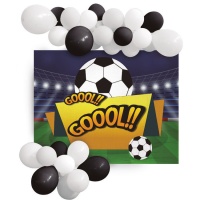 Kit de balões e cartaz de futebol - Eurofiestas