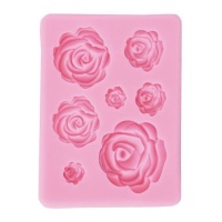 Molde de flores de silicone 9 x 6,5 cm - Artis decor