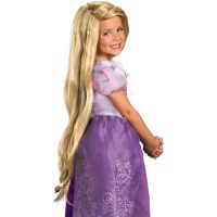 Peruca de rapariga Rapunzel