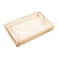 Bandeja de Madeira de 41 x 26 cm