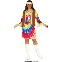 Fato de flor hippie para mulheres