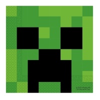 Guardanapos Minecraft 16,5 x 16,5 cm - 20 unid.