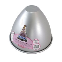 Molde de alumínio para bonecas em forma de cone 18,4 x 5 x 14,9 cm - PME