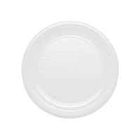 Pratos brancos redondos de 25 cm - Maxi products - 5 unidades