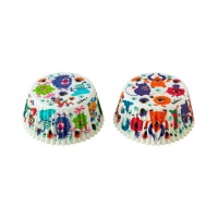 Cápsulas para cupcakes de monstros - 36 unidades