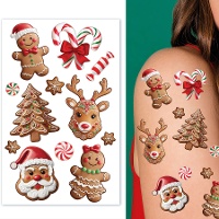 Tatuagens temporárias de biscoitos de gengibre