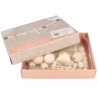 Kit grinalda de madeira para montar 120 cm - Artemio