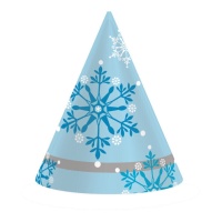 Chapéus Princesa da Neve - 6 peças