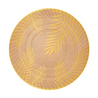 Bandeja de folhas douradas de 30 cm - Maxi Products - 1 unidade