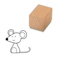 Mini carimbo de rato 2,5 x 2,5 cm - Artemio - 1 unidade