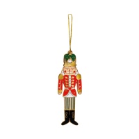 Pendente de metal soldado quebra-nozes 3 x 10 cm