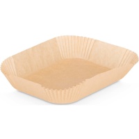 Formas de 20 x 14 cm para fritadeira de ar de 5 a 7 L retangulares - 50 unidades
