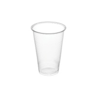 Copos de plástico transparente de 220 ml - 30 unid.