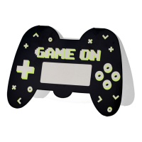 Convites para comandos Gamer - 6 peças